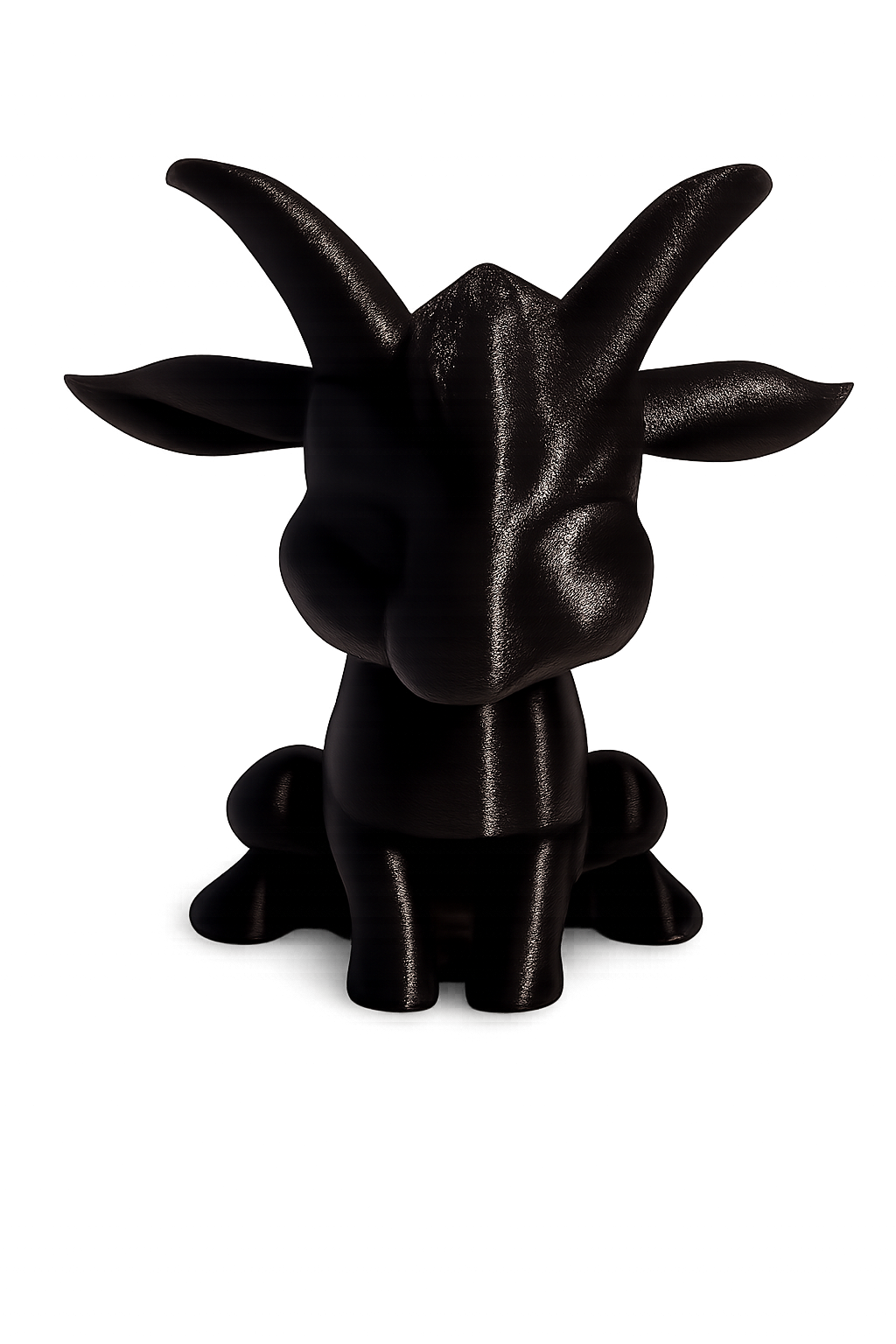 3D printed goat figurine