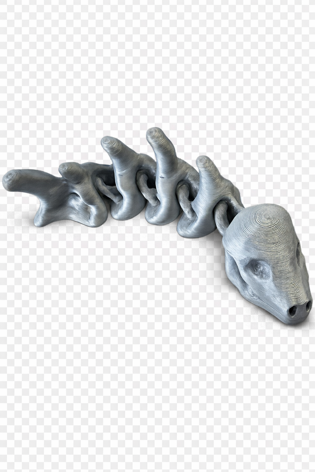 Skeleton fish figurine